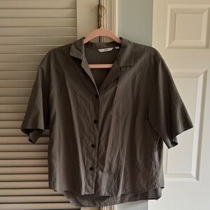 Gray/Green Short Sleeve Shirt
